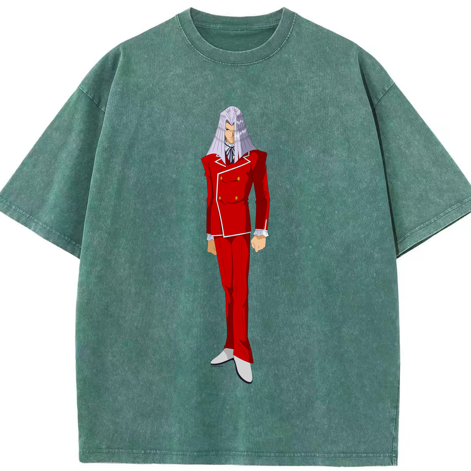 （画像用） 遊☆戯☆王 Yu-Gi-Oh! 綿100% ヴィンテージ風 半袖Tシャツ（フロントプリント）